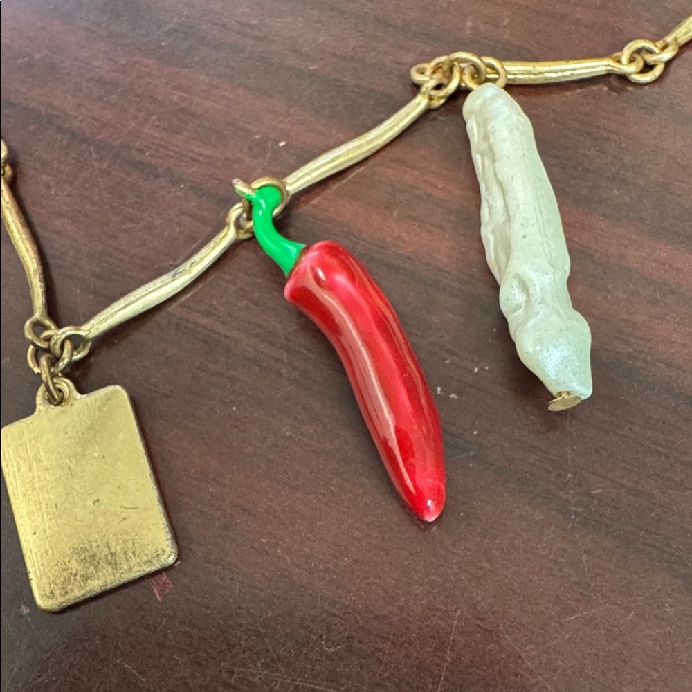 Zara Hot Pepper Charm Necklace - Picture 9 of 16